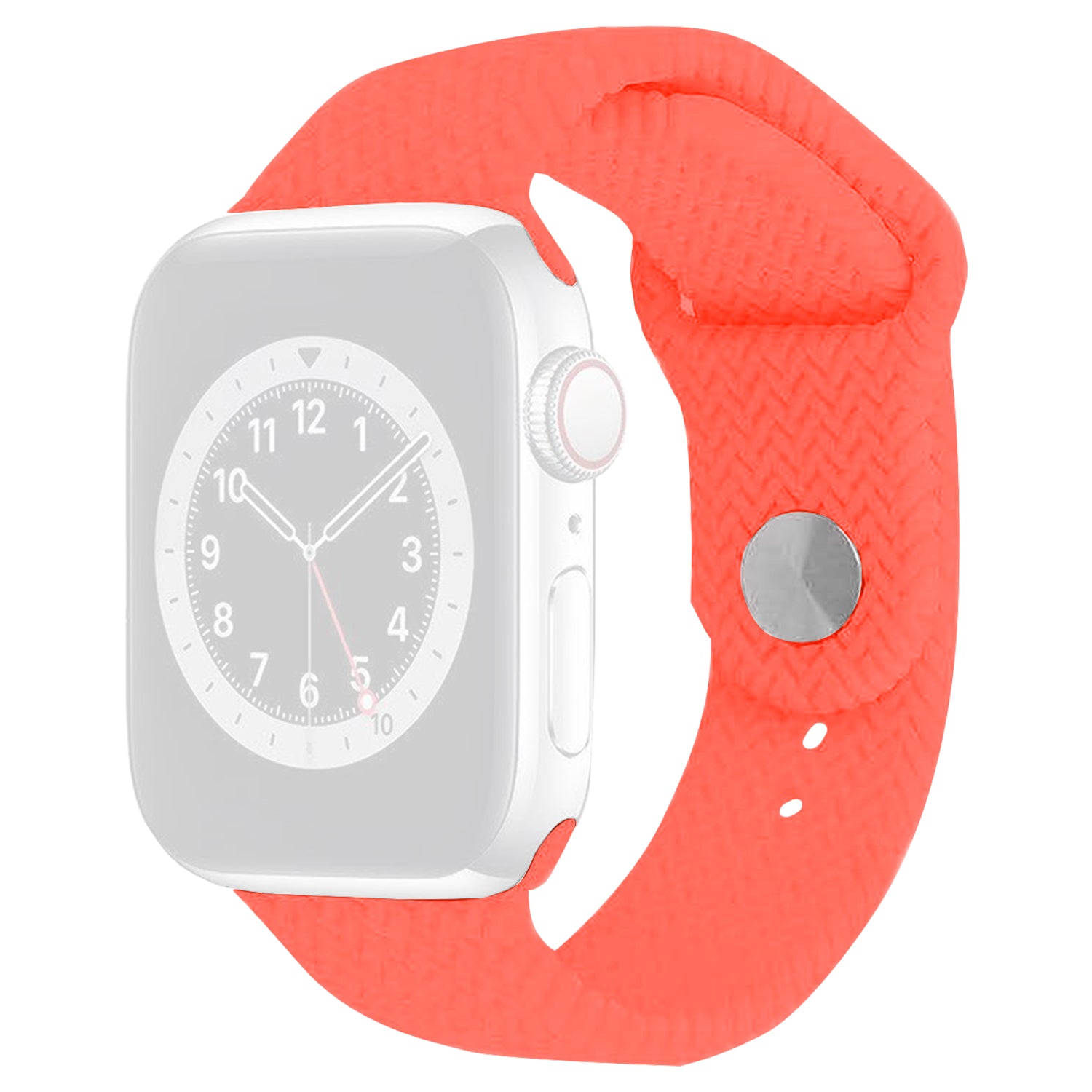 For Apple Watch Series 9 8 7 41mm / 6 5 4 SE (2022) SE (2023) SE 40mm / 3 2 1 38mm Silicone Watch Band Woven Texture - Black For Apple Watch Series 9 8 7 41mm / 6 5 4 SE (2022) SE (2023) SE 40mm / 3 2 1 38mm Silicone Watch Band Woven Texture - Black